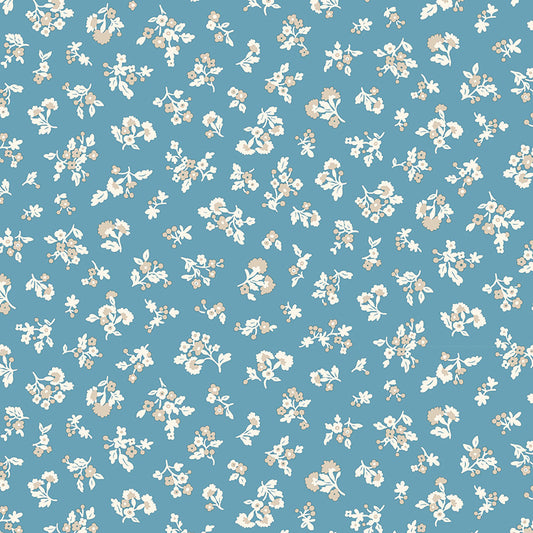 Denim Florals - Tumbling Blooms B
 - Liberty Fabric Cotton