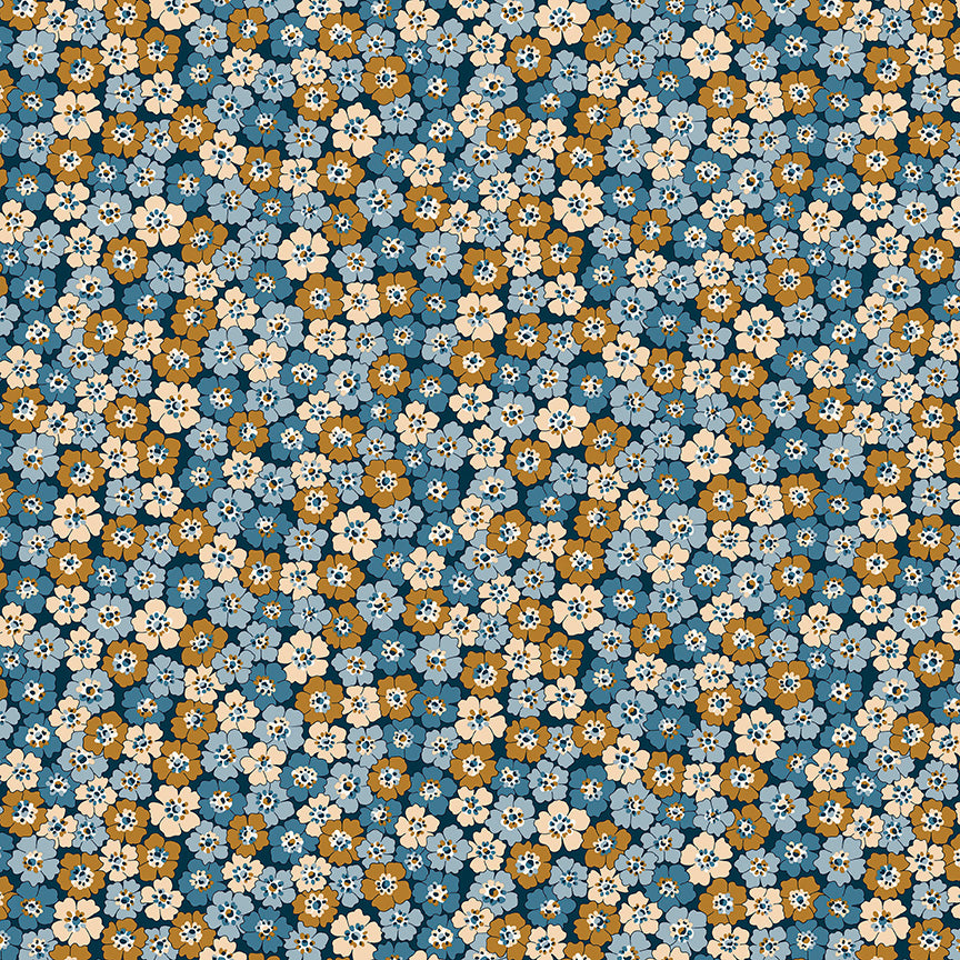 Denim Florals - Spring Flourish B
 - Liberty Fabric Cotton