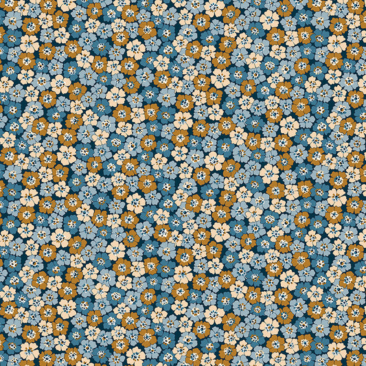 Denim Florals - Spring Flourish B
 - Liberty Fabric Cotton