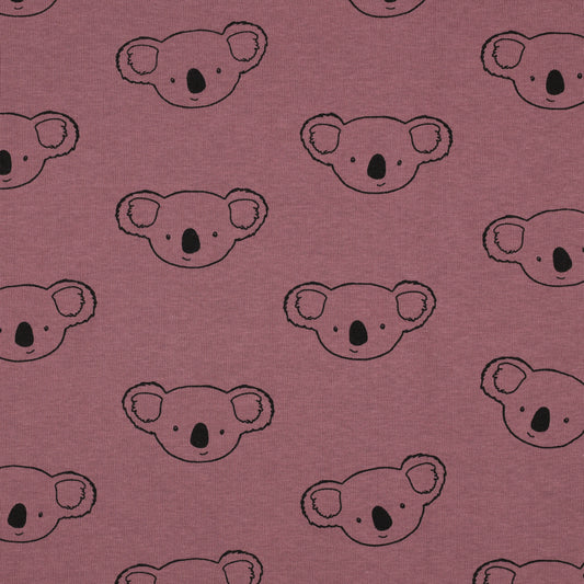 Coton ouaté Koala - Mauve - Poppy Fabrics