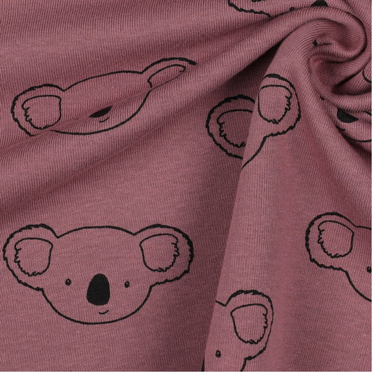 Coton ouaté Koala - Mauve - Poppy Fabrics