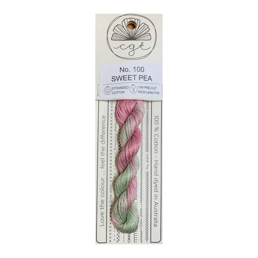 100 Sweet Pea - Pre-cut floss - Cottage Garden Threads