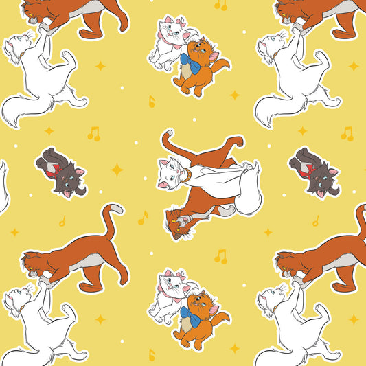 The Aristocats - Aristocats Toss - Camelot Fabric