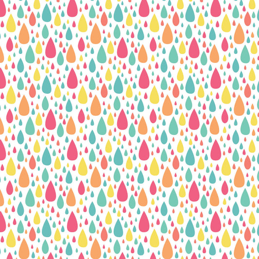 Be The Rainbow - Rain Drops - Camelot Fabrics