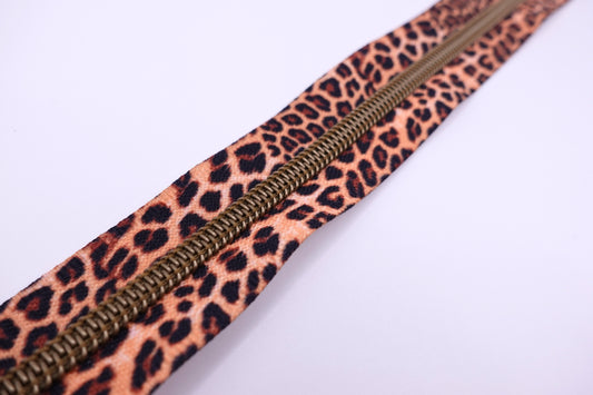 Cheetah Zipper Tape #5 Zipper (1 Meter)