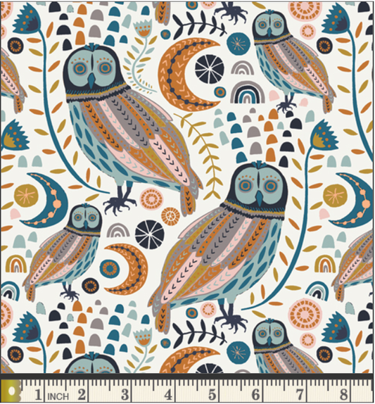 Little Forester - Sova Forester - Art Gallery Fabric