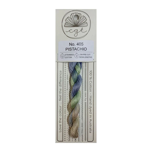 405 Pistachio - Fils à broder pré-coupés Mouliné - Cottage Garden Threads