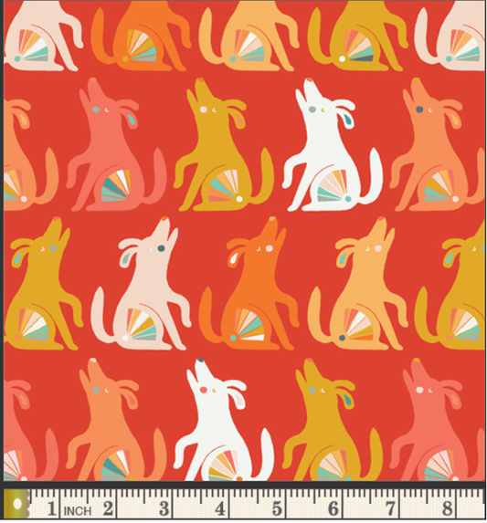 Oh Woof - Happy Howl - Art Gallery Fabric