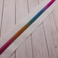 White -Rainbow Teeth Zipper Tape # 5 Zipper (1 Meter)