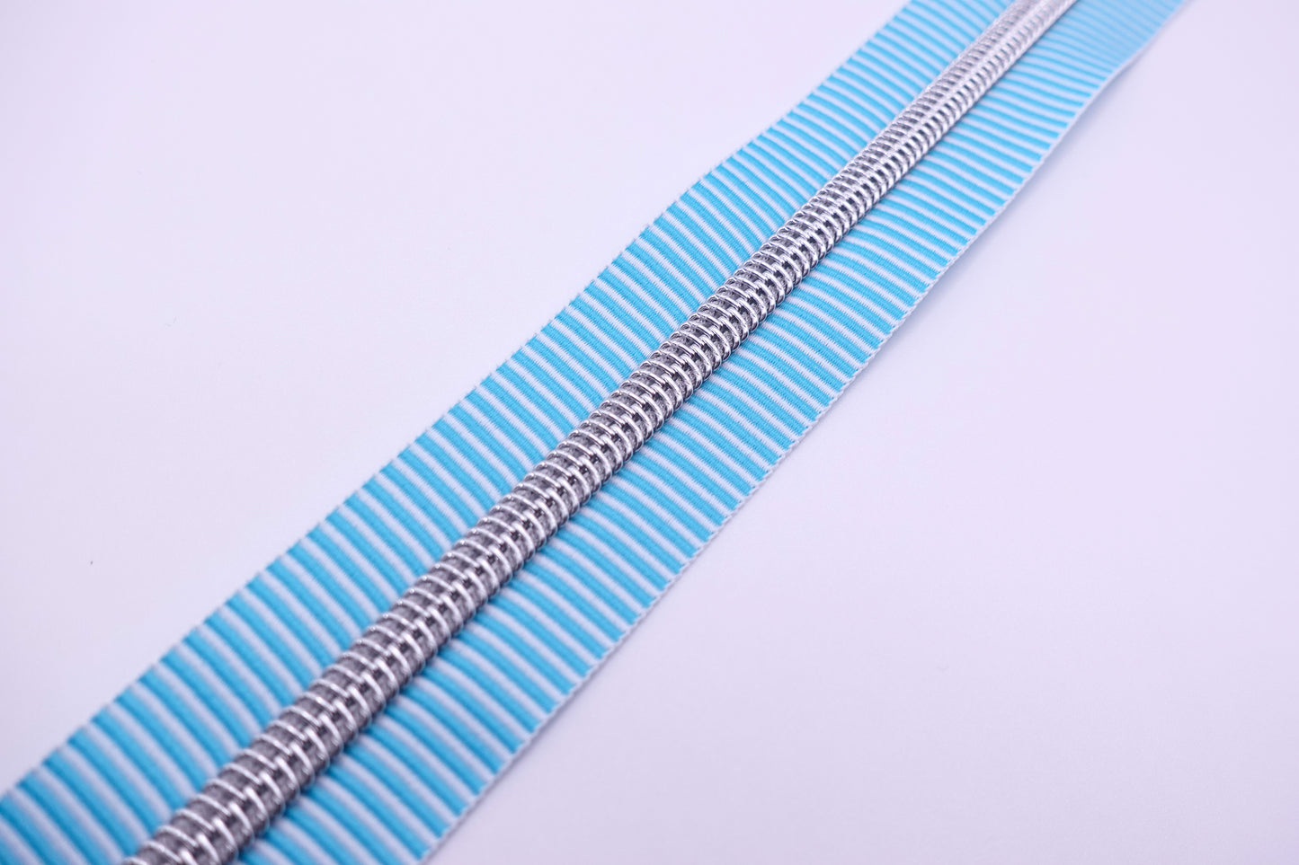 Blue Striped Zipper Tape # 5 Zipper (1 Meter)