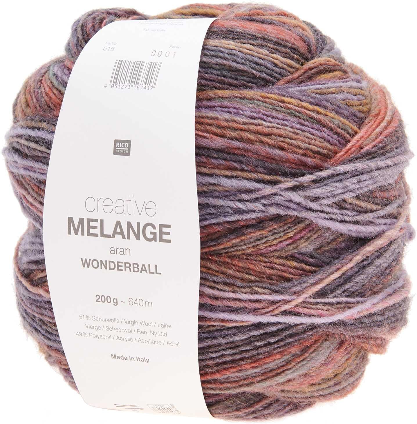 Creative Melange Aran Wonderball - Rico Yarn