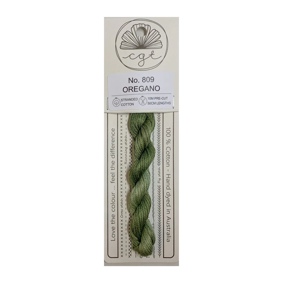 809 Oregano - Fils à broder pré-coupés Mouliné - Cottage Garden Threads