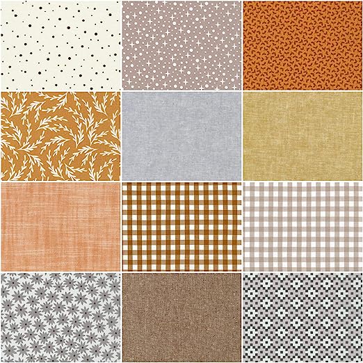 Ensemble Fat Quarter Whole Collection Bundle - Paintbox Neutral Palette - Robert Kaufman