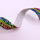 Rainbow Cheetah Zipper Tape #5 Zipper (1 Meter)