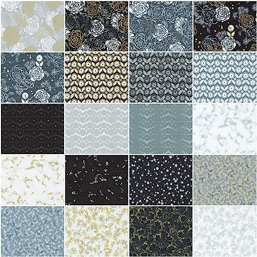 Fat Quarter Whole Collection Bundle - Silverstone - Robert Kaufman