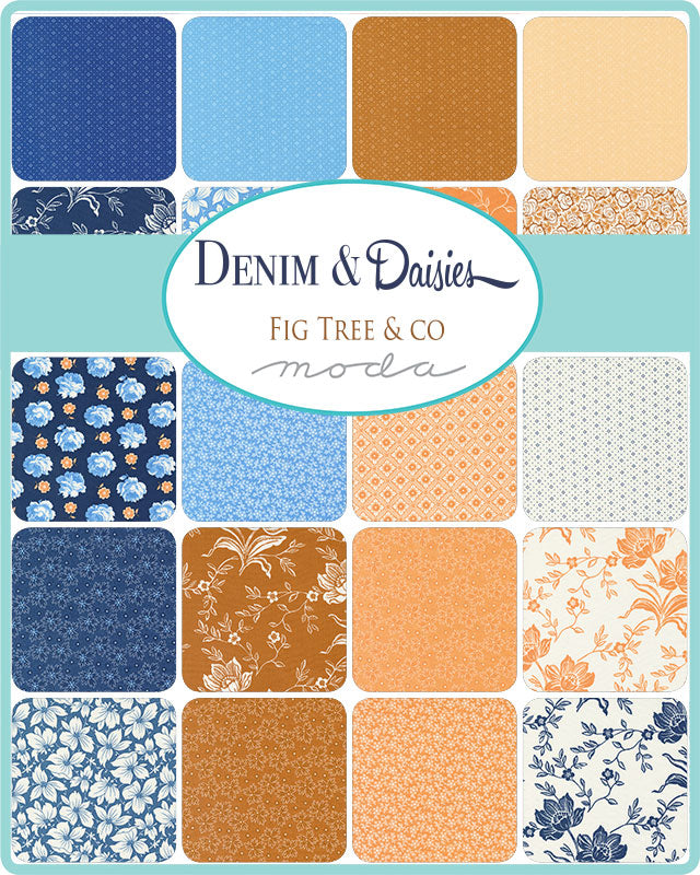 Denim & Daisies par Fig Tree Co - Fat Quarters