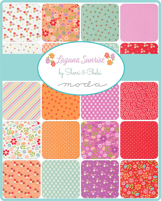 Laguna Sunrise by Sherri & Chelsi - 5" CHARMS - Moda