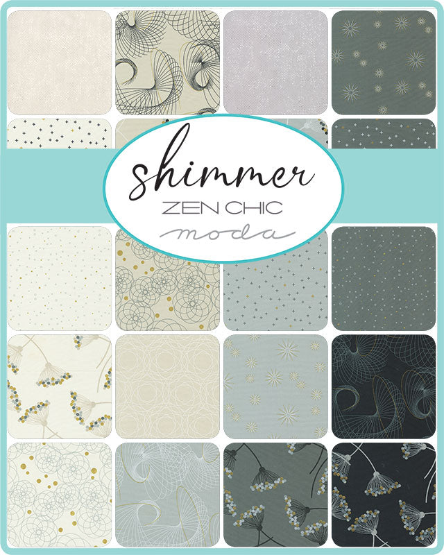 Shimmer By Zen Chic - Fat Quarters - Moda (IL NE RESTE QUE 3)