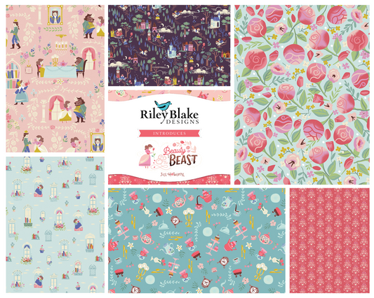 Ensemble Fat Quarter Whole Collection - Beauty and the Beast - Riley Blake Designs