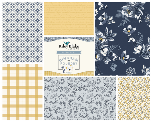 Ensemble Fat Quarter Whole Collection - Gingham Foundry - Riley Blake Designs