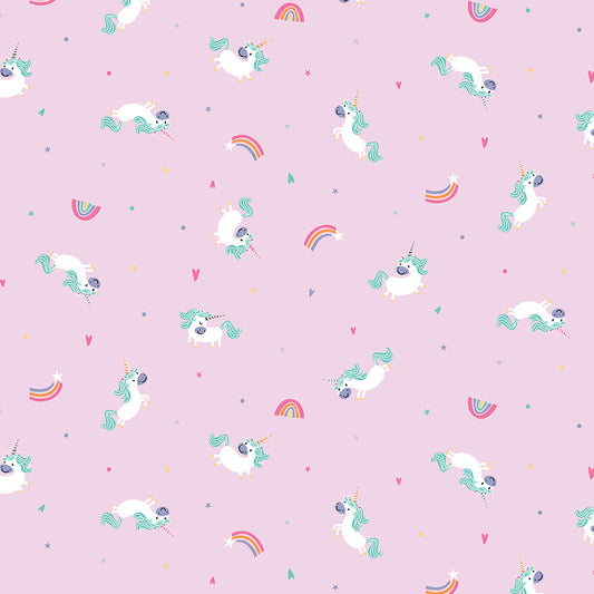 Pink Unicorn Kingdom Toss - Riley Blake Designs