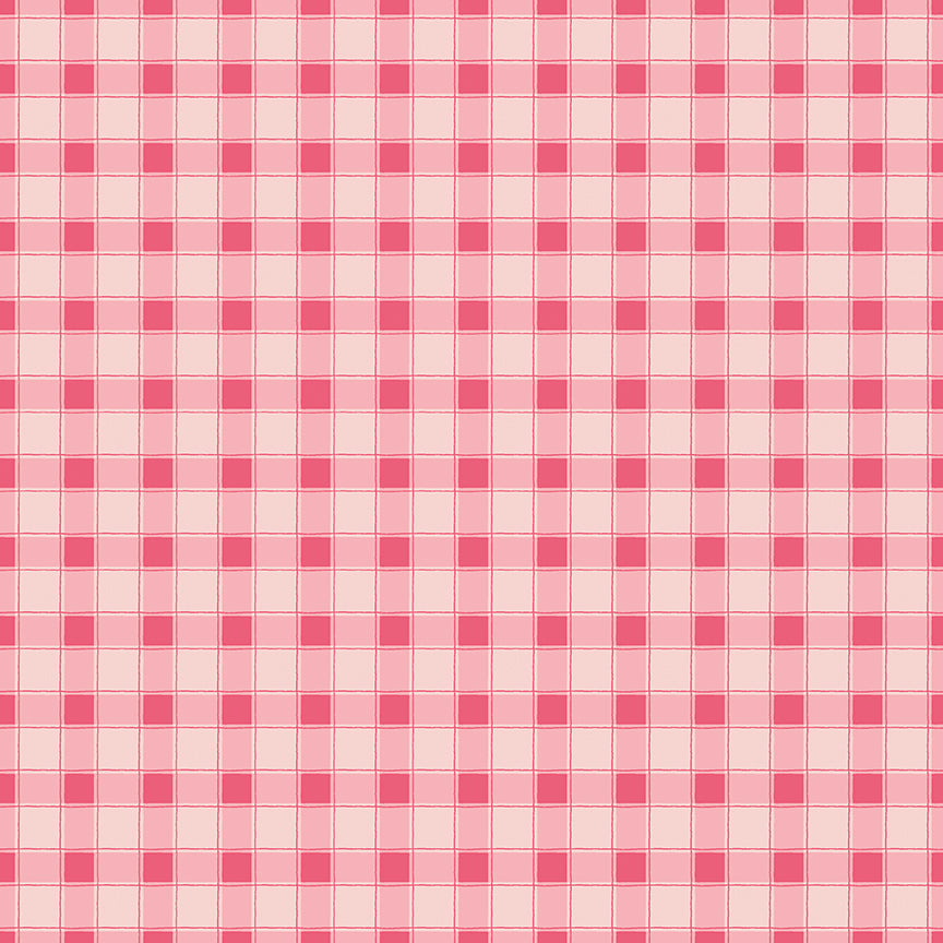 Hope in Bloom - Plaid Pink - Riley Blake Designs