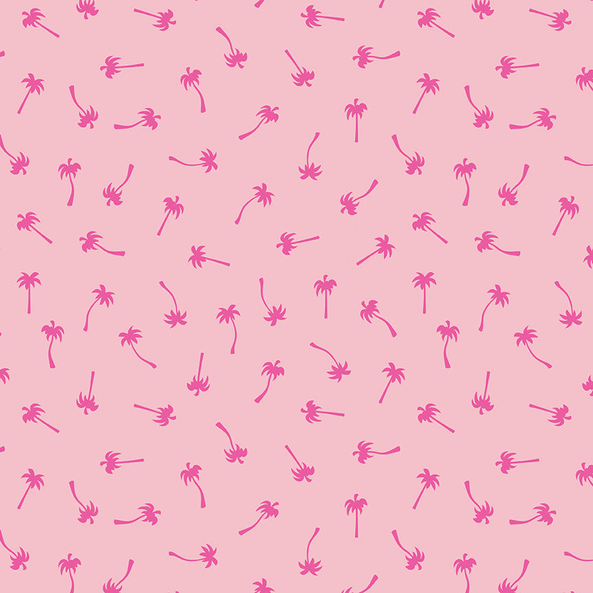 Sunshine Blvd - Pink Palm Trees - Riley Blake Designs