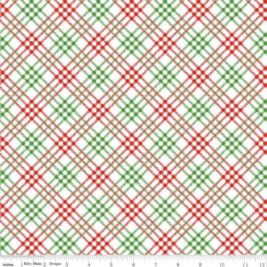 Christmas Joy - Plaid - Riley Blake Designs