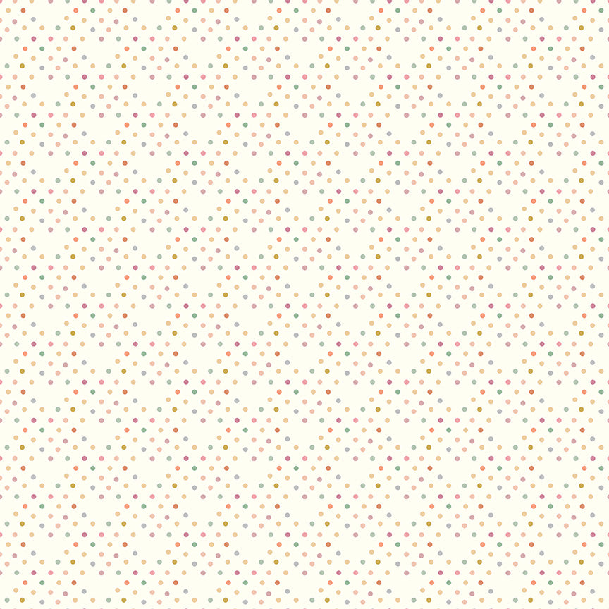 BloomBerry by Minki Kim - Dots Cream - Riley Blake Designs