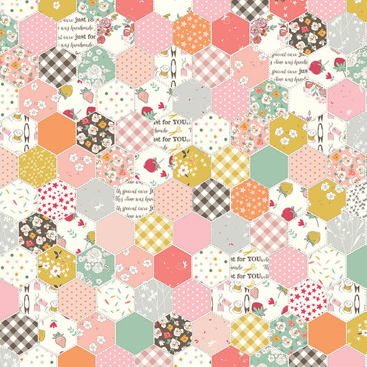 BloomBerry by Minki Kim - Cheater Print - Riley Blake Designs