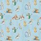 The Tale of Peter Rabbit - Blue Main - Riley Blake Designs