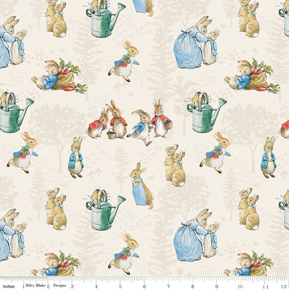 The Tale of Peter Rabbit - Crème Main - Riley Blake Designs