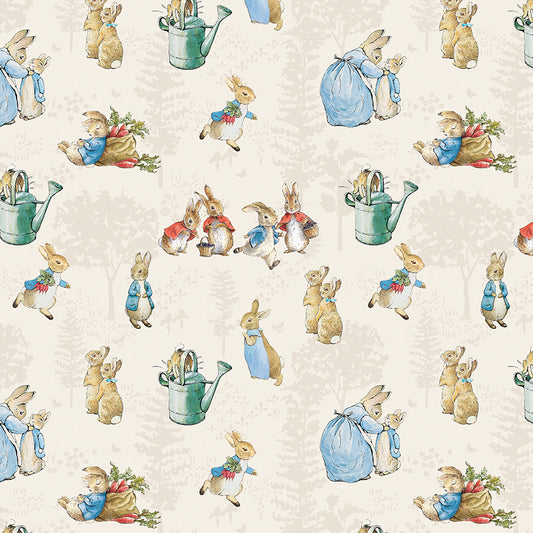 The Tale of Peter Rabbit - Crème Main - Riley Blake Designs