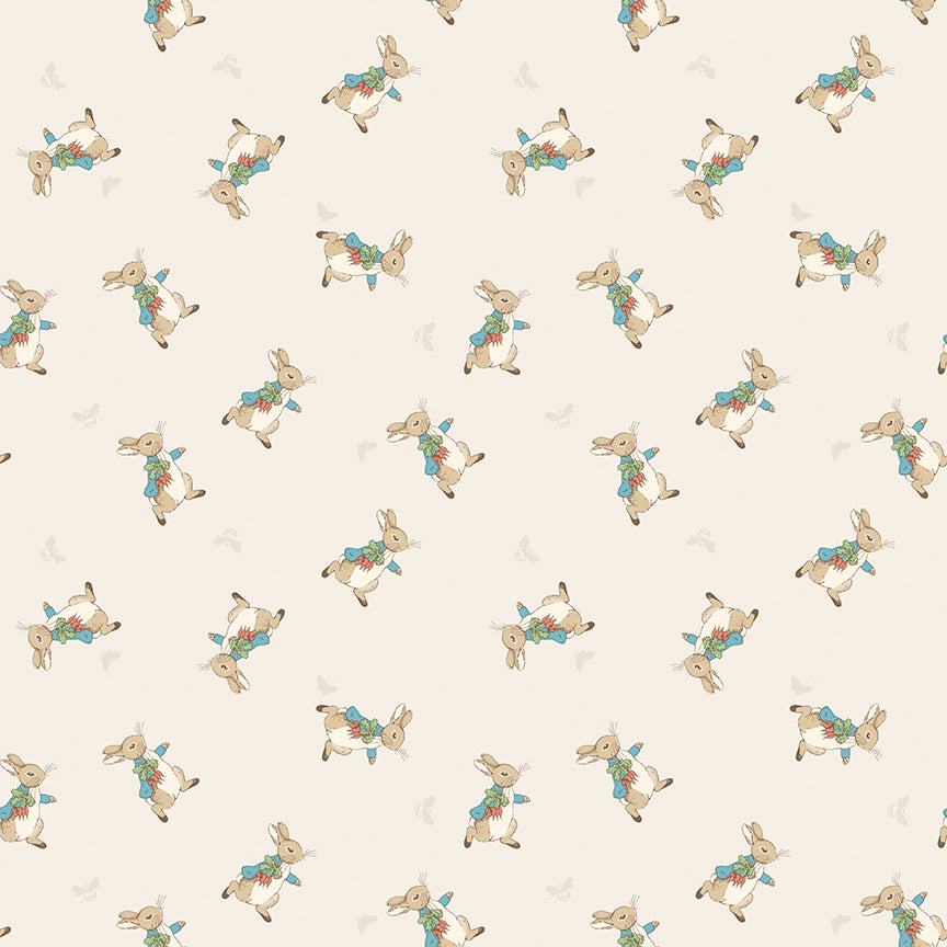 The Tale of Peter Rabbit - Peter Toss Cream - Riley Blake Designs