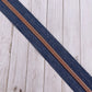 Denim - Rose Gold Zipper Tape # 5 Zipper (1 Meter)