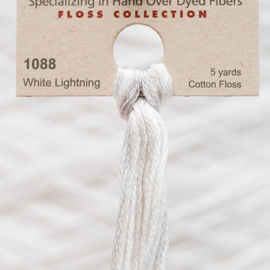 1088 White Lightning - Weeks Dye Works - Mouliné 6 brins