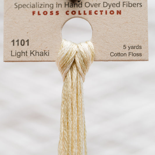 1101 Light Khaki - Weeks Dye Works 6-Strand Floss