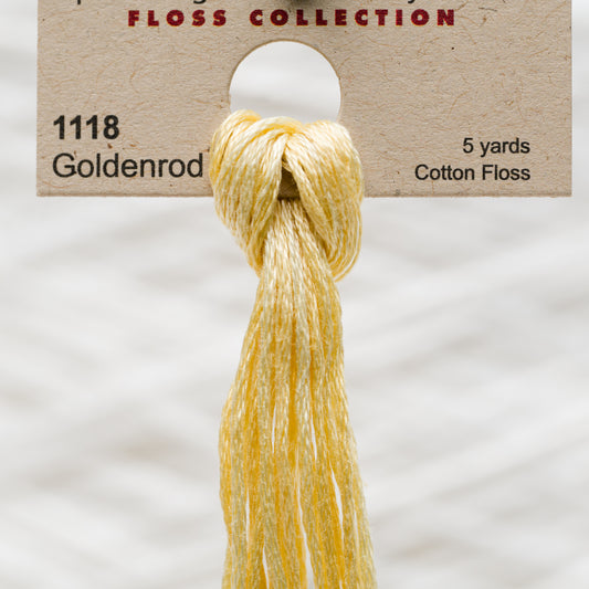 1118 Goldenrod - Weeks Dye Works 6-Strand Floss