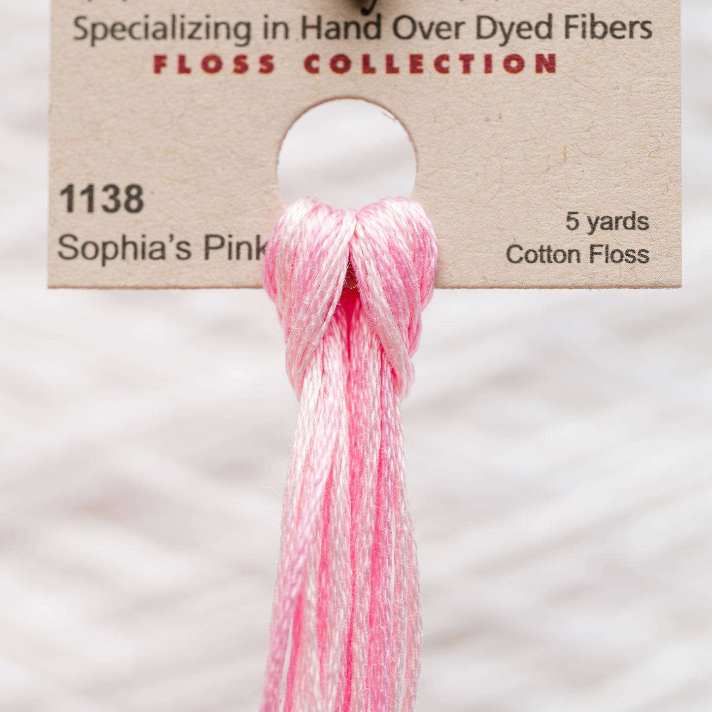 1138 Sophia's Pink - Weeks Dye Works - Mouliné 6 brins