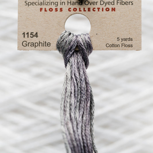 1154 Graphite - Weeks Dye Works 6-Strand Floss