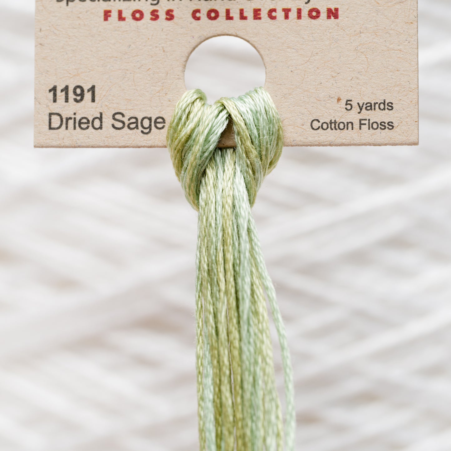 1191 Dried Sage - Weeks Dye Works 6-Strand Floss