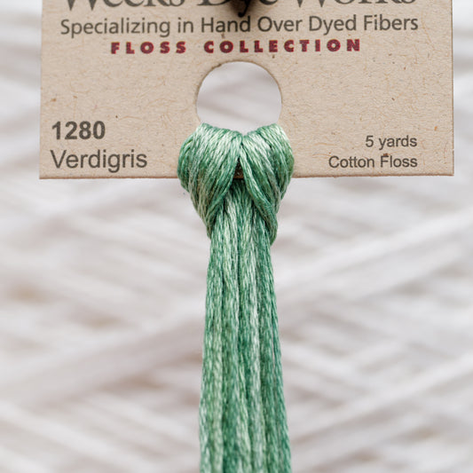 1280 Verdigris - Weeks Dye Works 6-Strand Floss