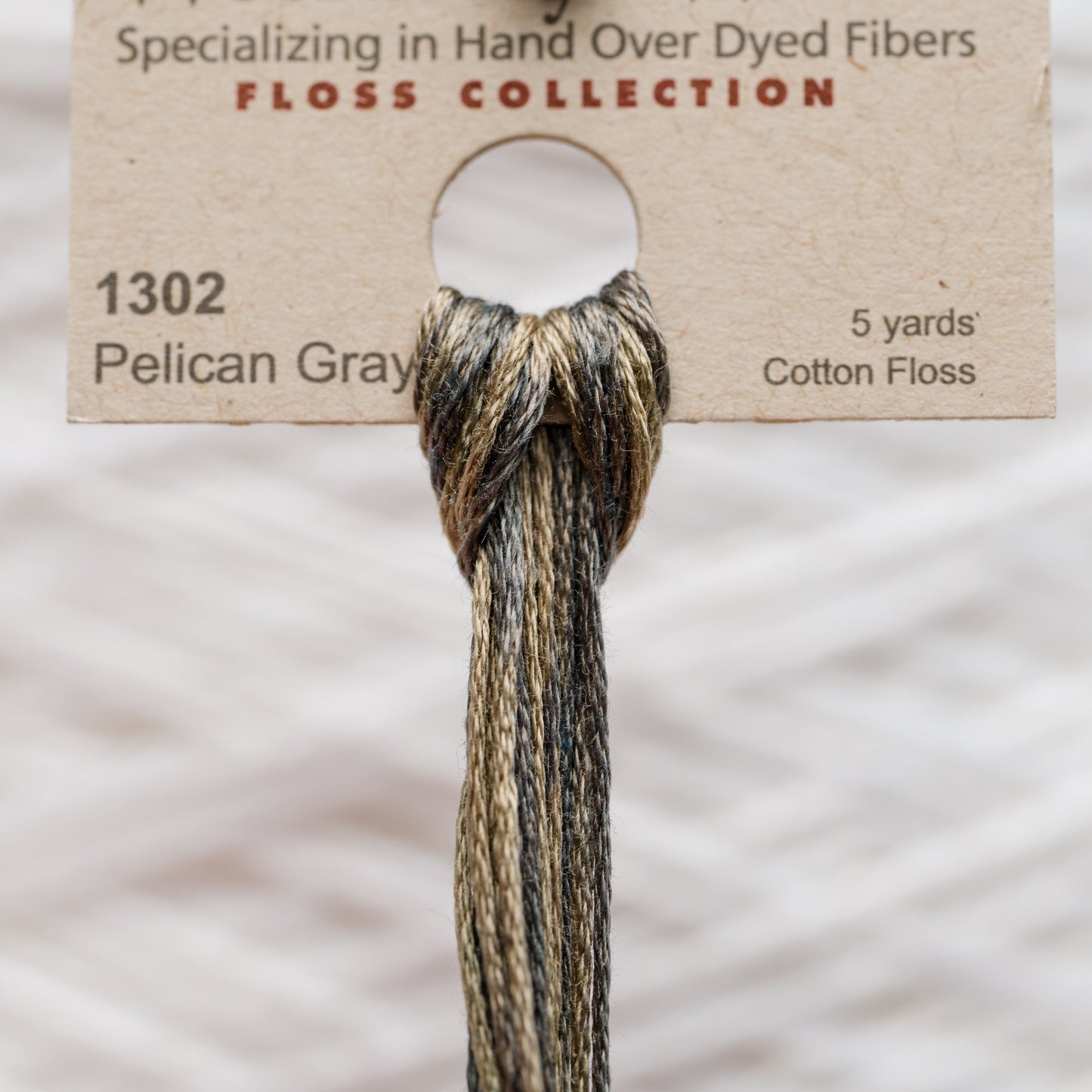 1302 Pelican Gray - Weeks Dye Works 6-Strand Floss