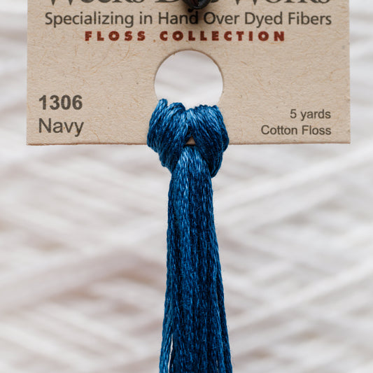 1306 Navy - Weeks Dye Works 6-Strand Floss