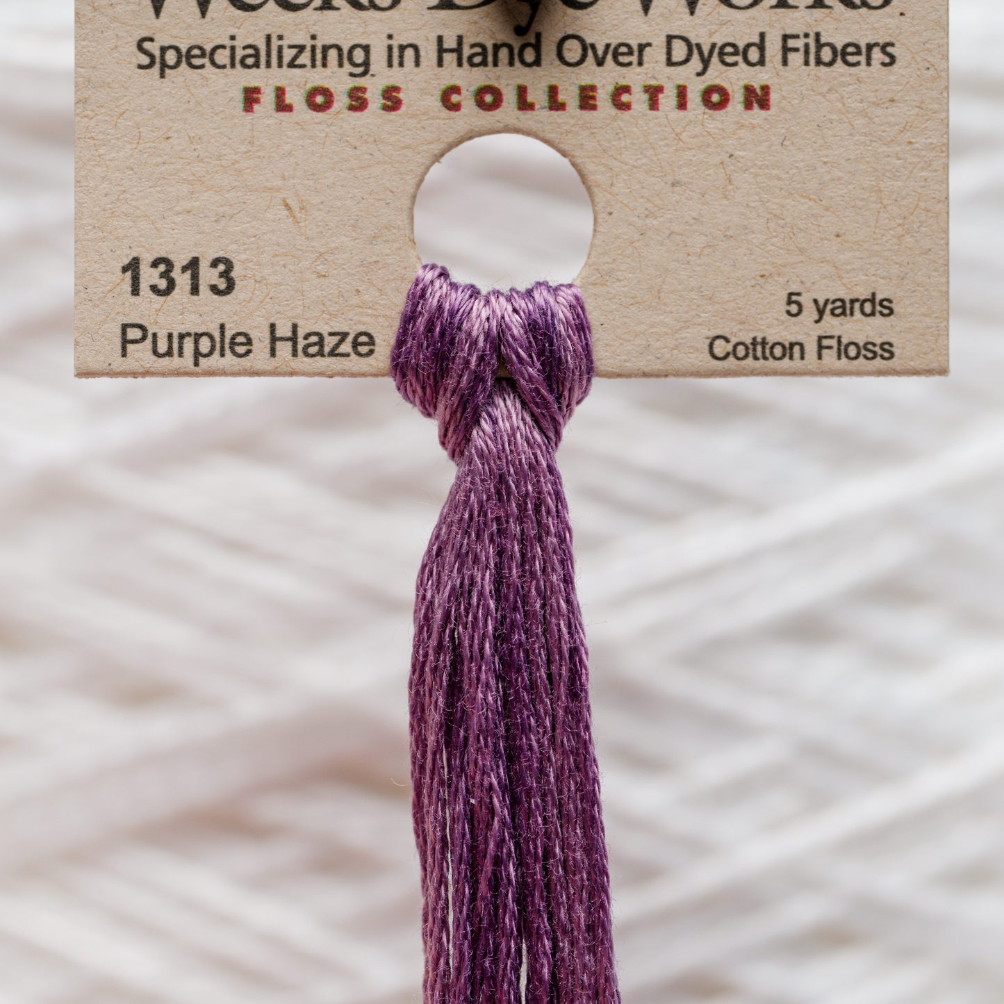 1313 Purple Haze - Weeks Dye Works 6-Strand Floss