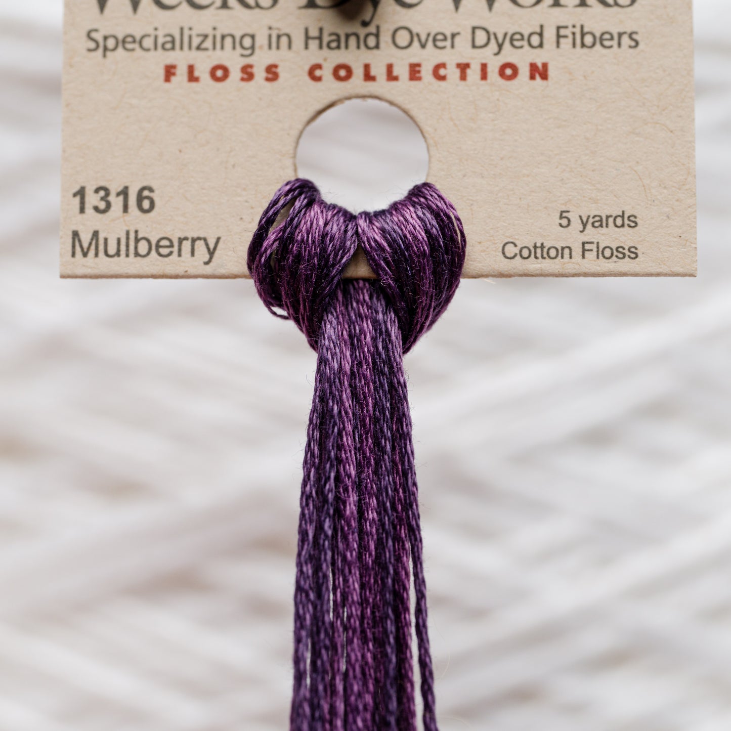 1316 Mulberry - Weeks Dye Works 6-Strand Floss