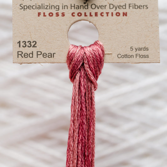 1332 Red Pear - Weeks Dye Works 6-Strand Floss