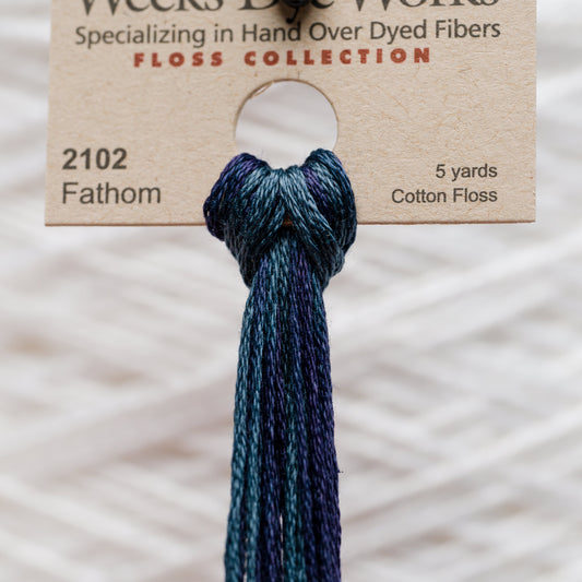 2102 Fathom - Weeks Dye Works 6-Strand Floss