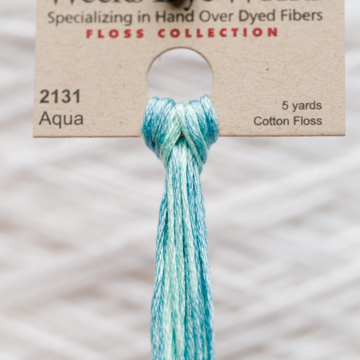 2131 Aqua - Weeks Dye Works 6-Strand Floss