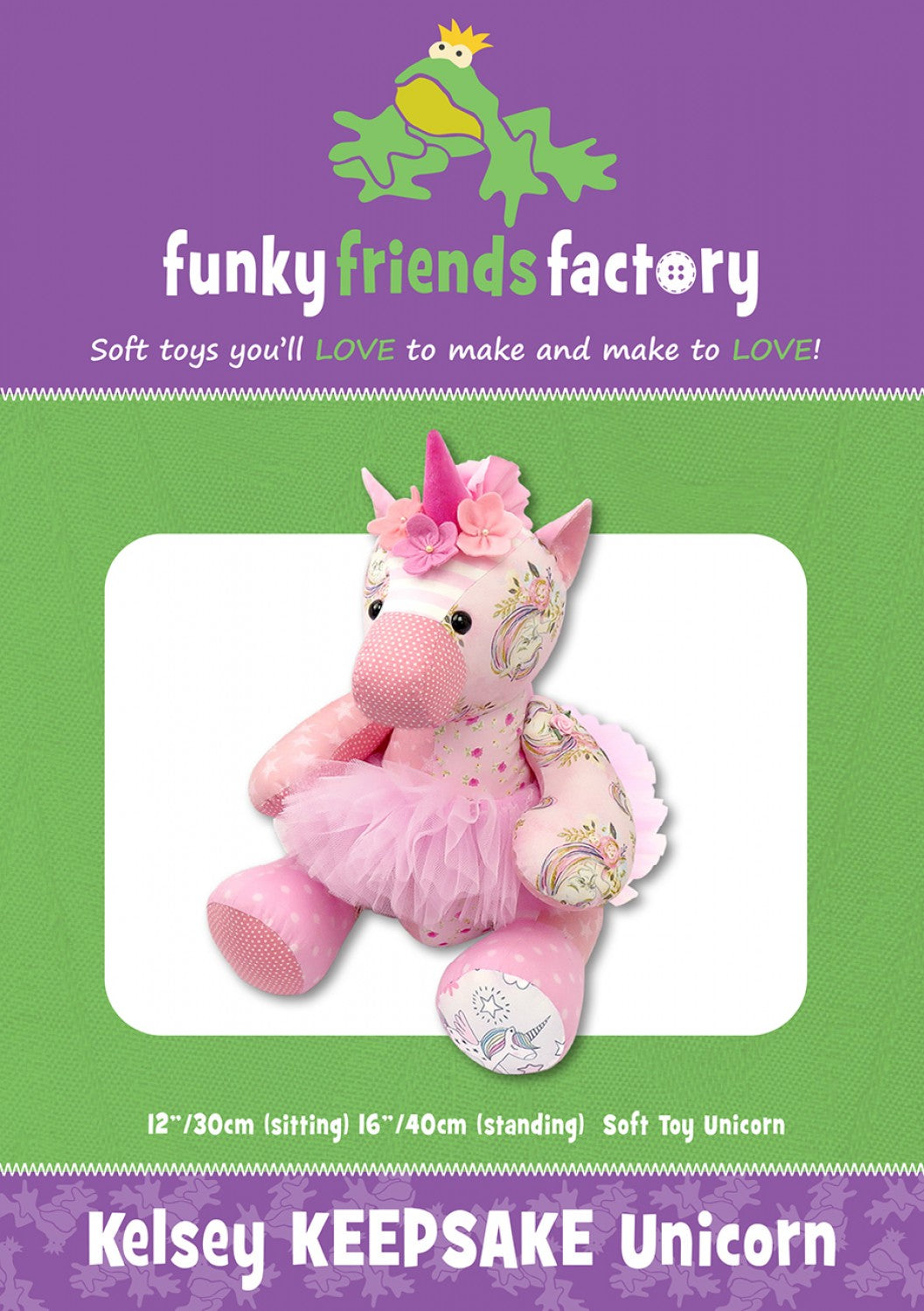 Kelsey Keepsake Unicorn - Funky Friends Factory Patrons